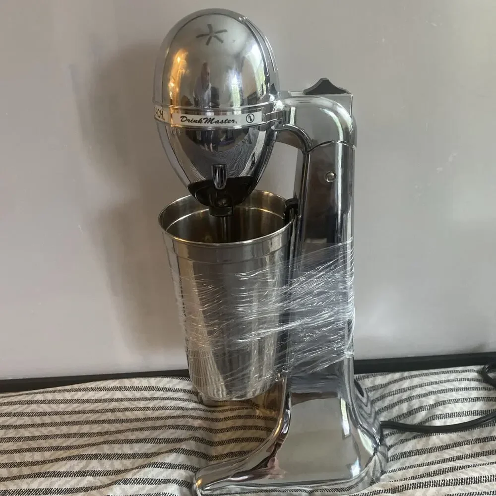 Vintage Milkshake Maker Hamilton Beach Drink Master Chrome Classic Tested
